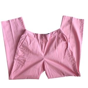 Larry Levine Stretch Salmon Pink Pants Size 10